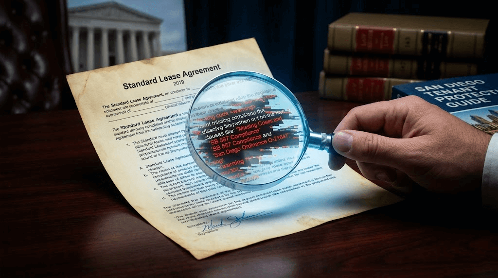 The 2025 Eviction Matrix: Why Your “Standard” Lease Might Be Illegal in San Diego